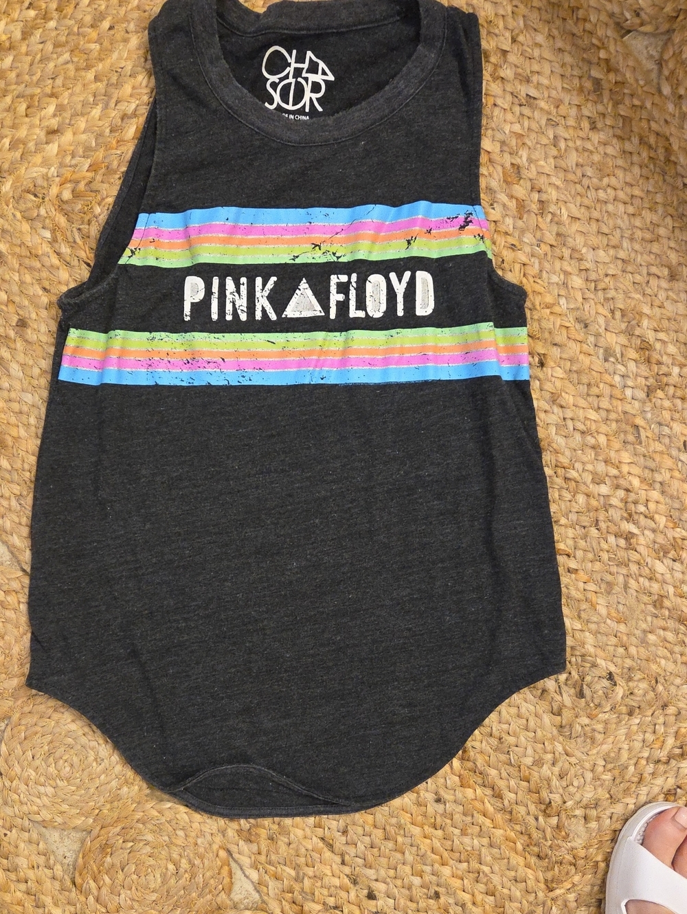 Pink Floyd Dark Grey Graphic Tank Top - M